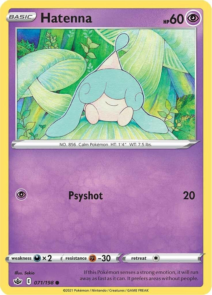 Image for Hatenna (071/198) (SWSH06) - Pokemon