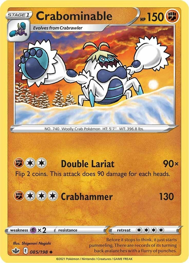 Image for Crabominable (085/198) (SWSH06) - Pokemon