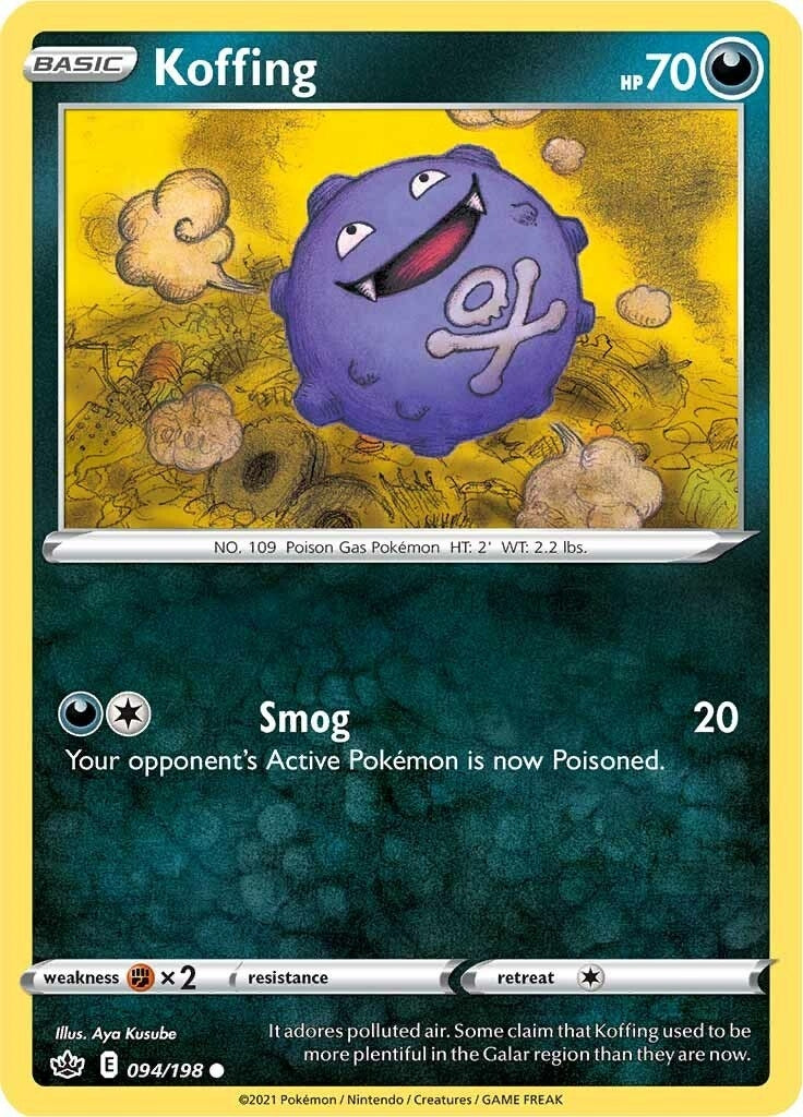 Image for Koffing (094/198) (SWSH06) - Pokemon
