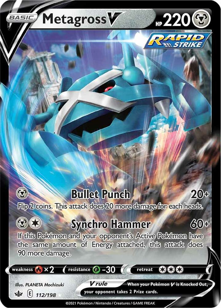 Image for Metagross V (112/198) (SWSH06) - Pokemon