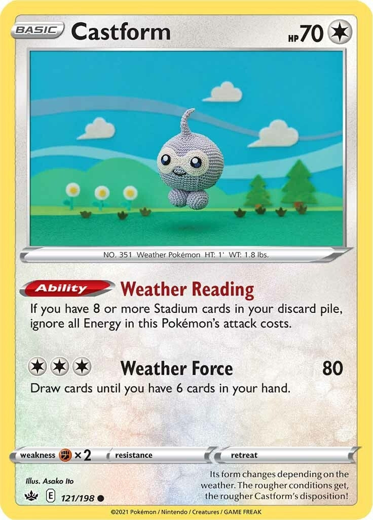 Image for Castform (121/198) (SWSH06) - Pokemon