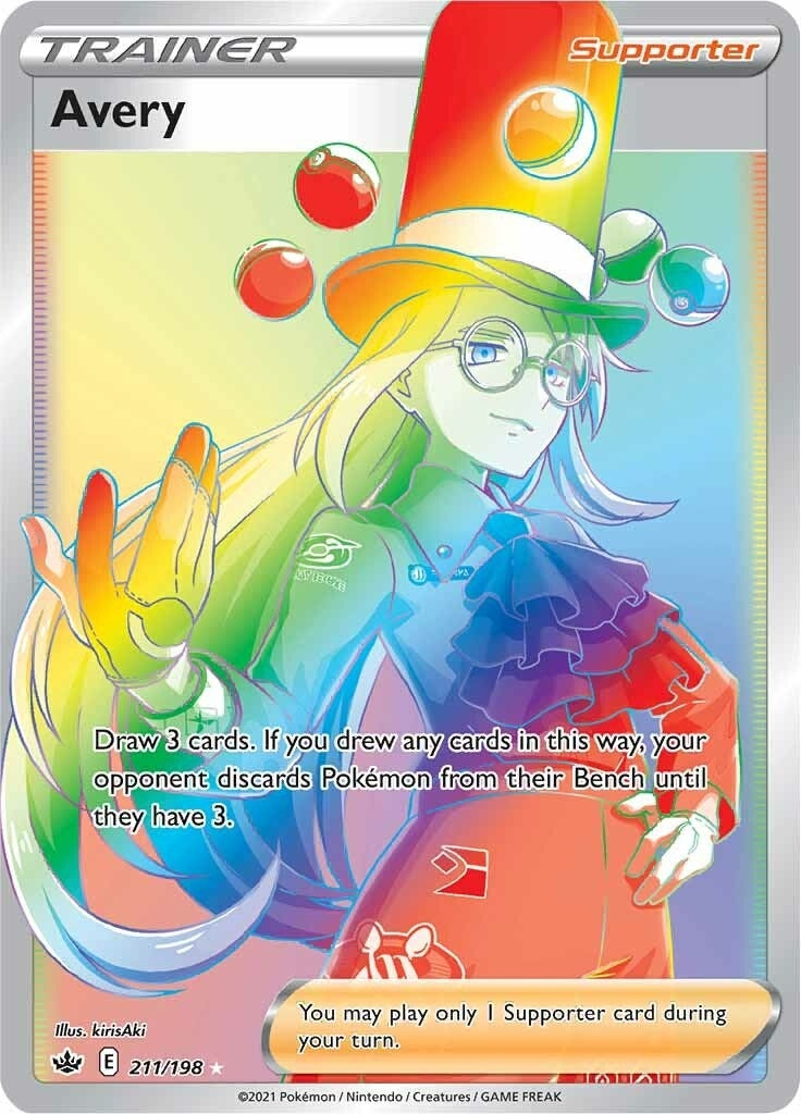Image for Avery (Secret) (211/198) (SWSH06) - Pokemon