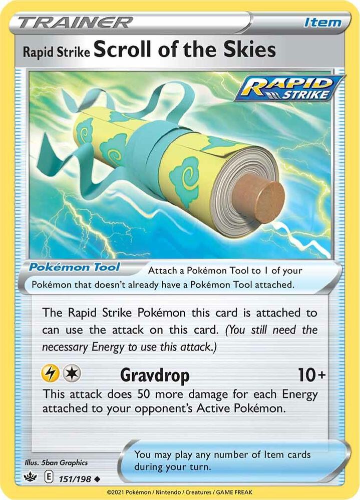 Rapid Strike Scroll of the Skies (151/198) (SWSH06)