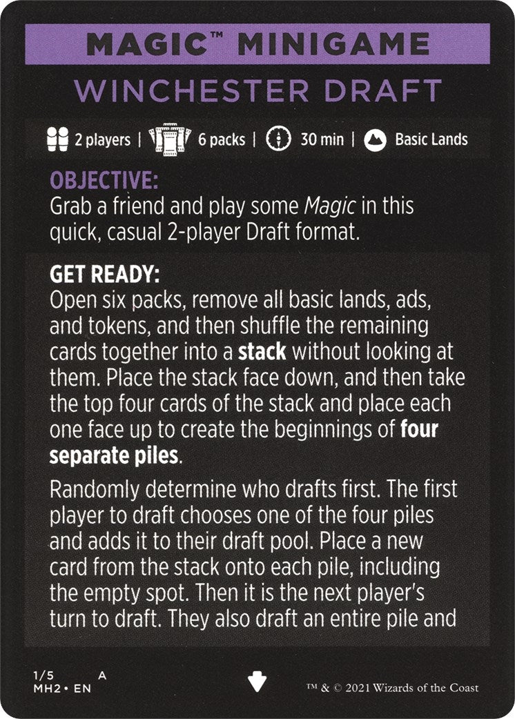 Image for Magic Minigame: Winchester Draft (1) - Magic: The Gathering