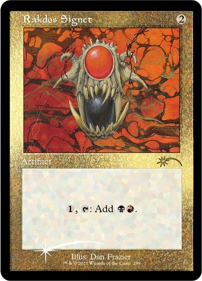 Image for Rakdos Signet (Foil Etched) (289) - Magic: The Gathering