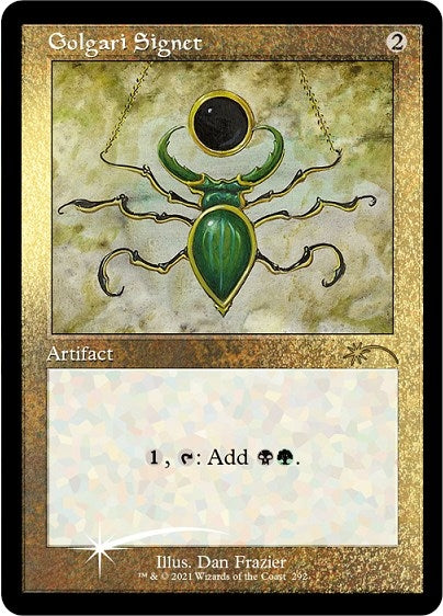 Image for Golgari Signet (Foil Etched) (292) - Magic: The Gathering