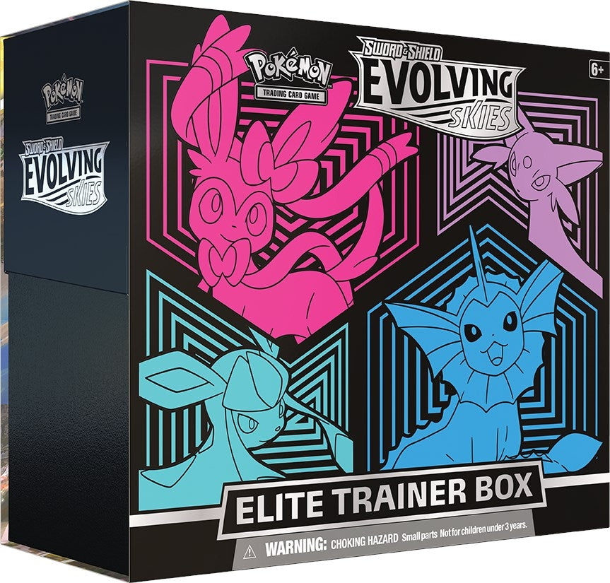 Image for Evolving Skies Elite Trainer Box [Glaceon/Vaporeon/Sylveon/Espeon] - Pokemon