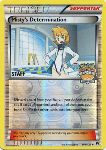 Image for Misty's Determination - 104/122 (Regional Championships) [Staff] (104/122) (PR) - Pokemon