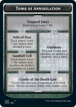 Image for Tomb of Annihilation // The Atropal Double-Sided Token (22 // 5) (AFR) - Magic: The Gathering