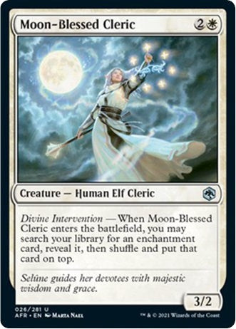 Image for Moon-Blessed Cleric (26) - Magic: The Gathering
