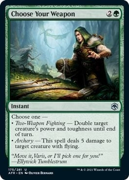 Image for Choose Your Weapon (175) (AFR) - Magic: The Gathering