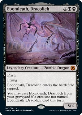 Image for Ebondeath, Dracolich (100) (AFR) - Magic: The Gathering