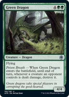 Image for Green Dragon (186) - Magic: The Gathering