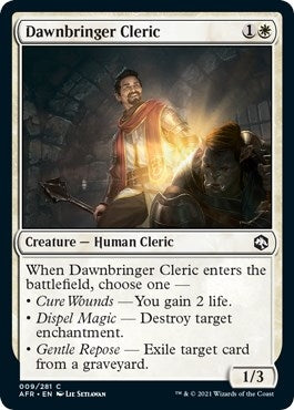 Image for Dawnbringer Cleric (9) - Magic: The Gathering