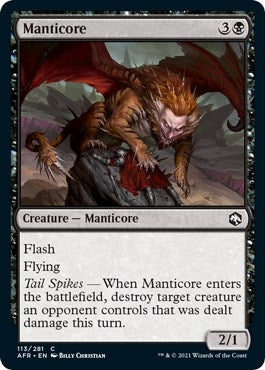 Image for Manticore (113) - Magic: The Gathering