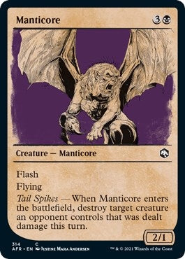 Image for Manticore (Showcase) (314) - Magic: The Gathering