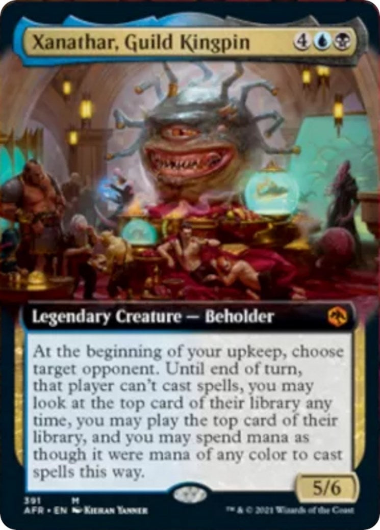 Image for Xanathar, Guild Kingpin (Extended Art) (391) - Magic: The Gathering