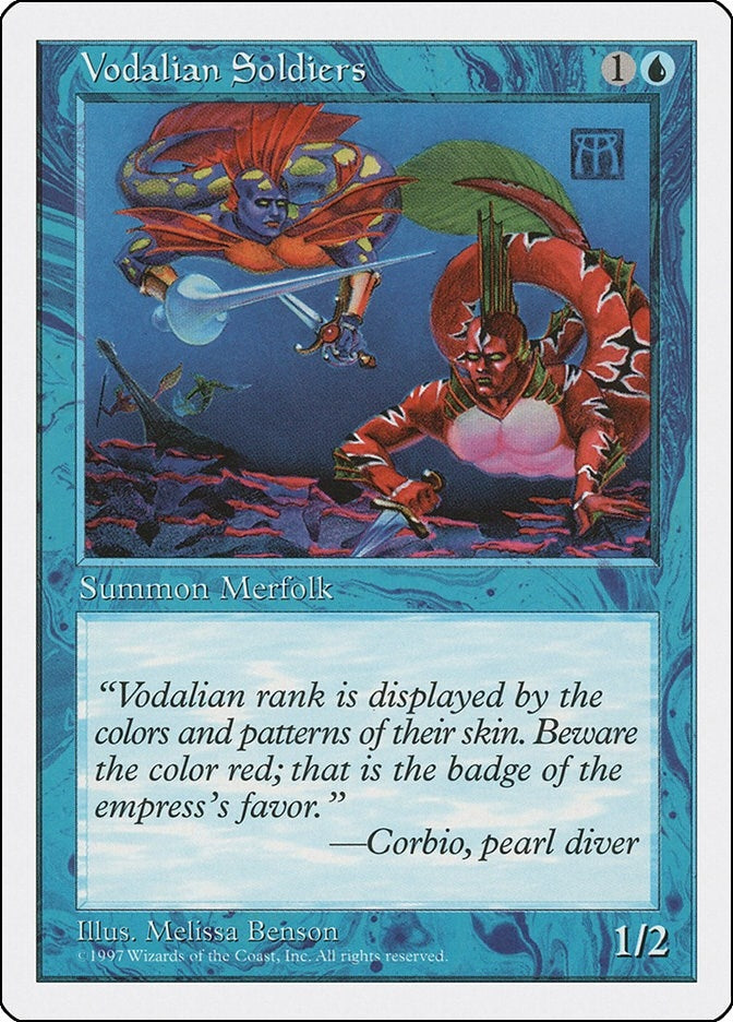 Image for Vodalian Soldiers - Magic: The Gathering