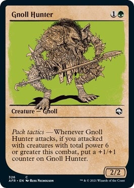 Image for Gnoll Hunter (Showcase) (326) - Magic: The Gathering