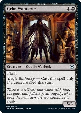 Image for Grim Wanderer (107) (AFR) - Magic: The Gathering