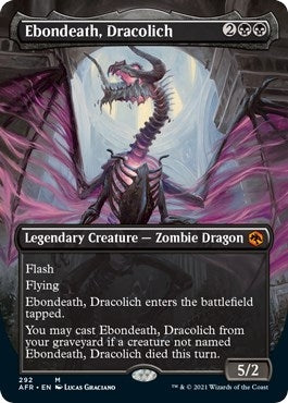 Image for Ebondeath, Dracolich (Borderless) (292) (AFR) - Magic: The Gathering