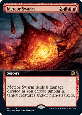 Image for Meteor Swarm (Extended Art) (380) - Magic: The Gathering