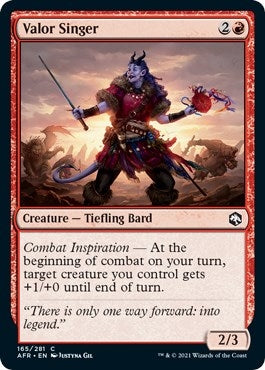 Image for Valor Singer (165) - Magic: The Gathering