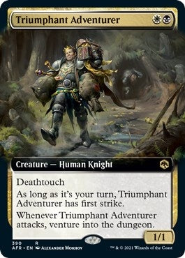 Image for Triumphant Adventurer (Extended Art) (390) - Magic: The Gathering