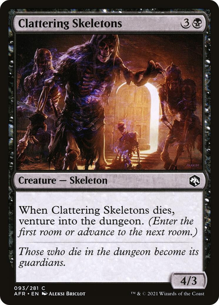 Image for Clattering Skeletons (93) - Magic: The Gathering