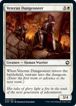 Image for Veteran Dungeoneer (40) - Magic: The Gathering