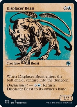 Image for Displacer Beast (Showcase) (305) (AFR) - Magic: The Gathering