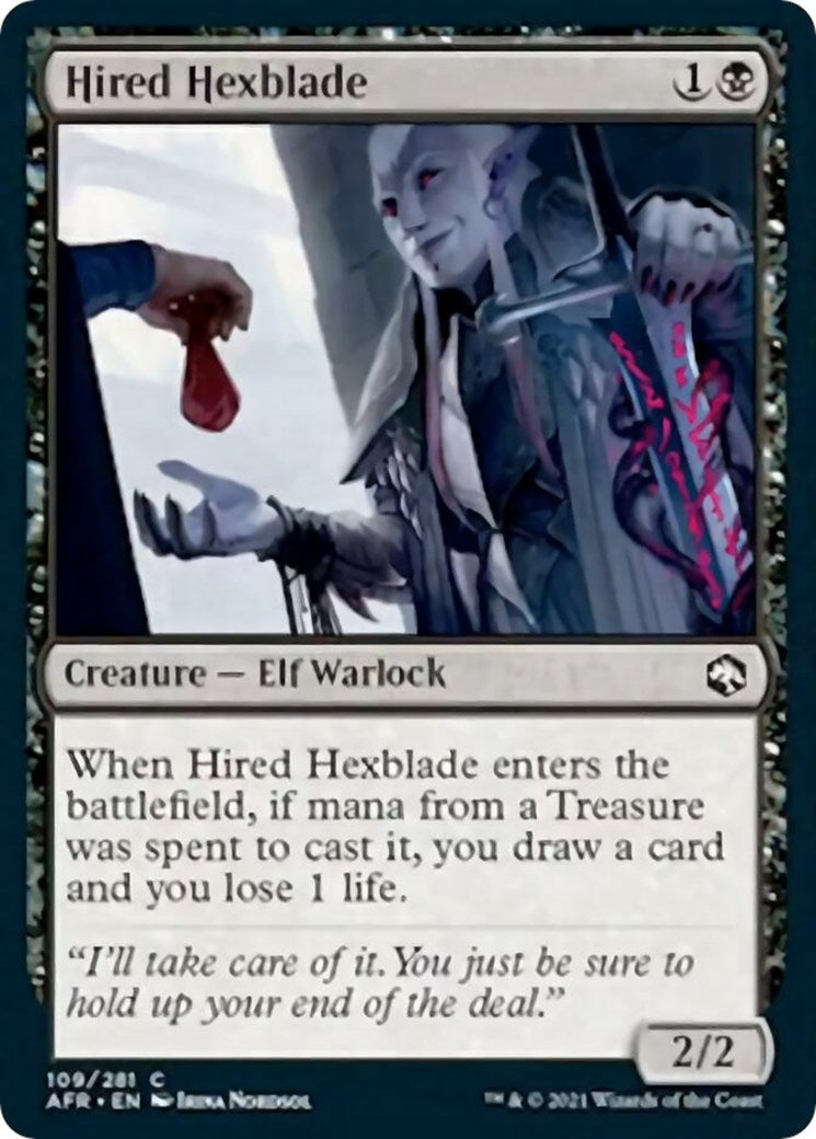 Image for Hired Hexblade (109) - Magic: The Gathering