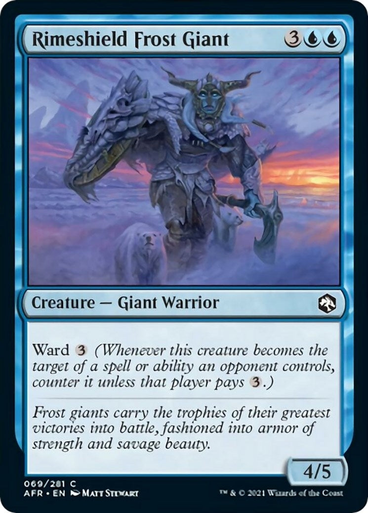Image for Rimeshield Frost Giant (69) - Magic: The Gathering
