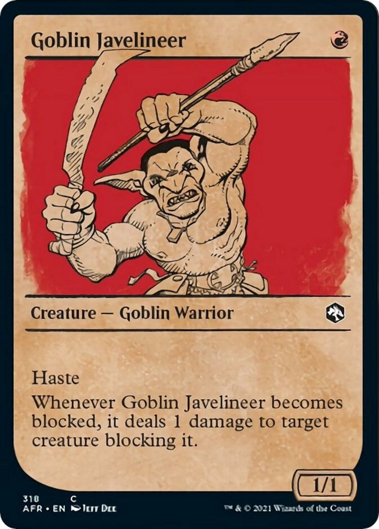 Image for Goblin Javelineer (Showcase) (318) (AFR) - Magic: The Gathering