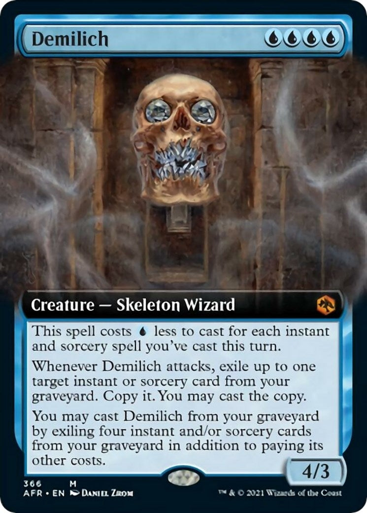 Image for Demilich (Extended Art) (366) (AFR) - Magic: The Gathering