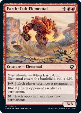 Image for Earth-Cult Elemental (141) (AFR) - Magic: The Gathering