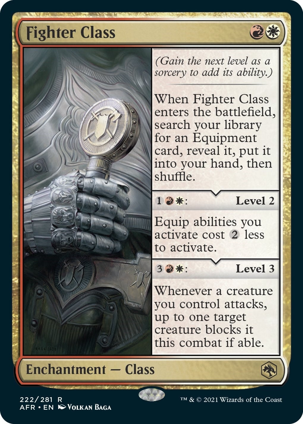 Image for Fighter Class (222) - Magic: The Gathering