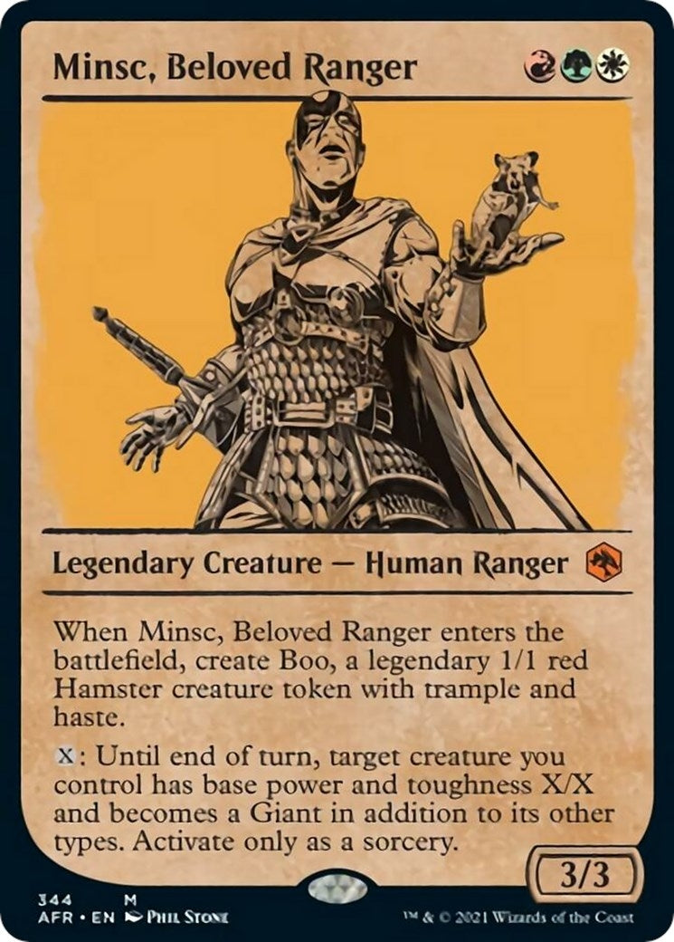 Image for Minsc, Beloved Ranger (Showcase) (344) (AFR) - Magic: The Gathering