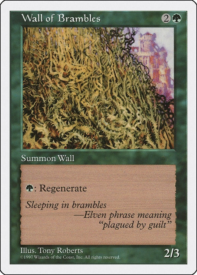 Image for Wall of Brambles - Magic: The Gathering