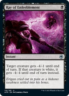 Image for Ray of Enfeeblement (116) (AFR) - Magic: The Gathering