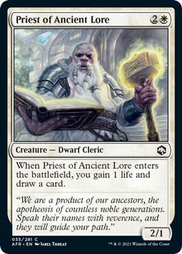 Image for Priest of Ancient Lore (35) - Magic: The Gathering