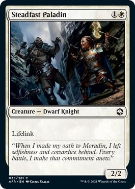Image for Steadfast Paladin (38) (AFR) - Magic: The Gathering