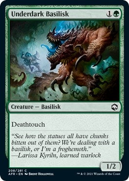 Image for Underdark Basilisk (208) - Magic: The Gathering