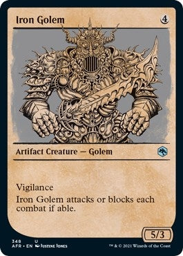 Image for Iron Golem (Showcase) (348) (AFR) - Magic: The Gathering