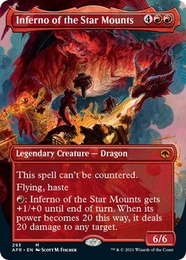 Image for Inferno of the Star Mounts (Borderless) (293) (AFR) - Magic: The Gathering