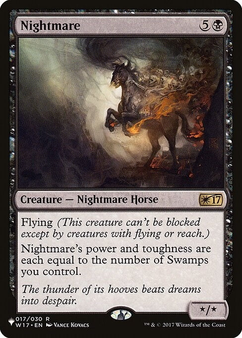 Image for Nightmare (017/030) (LIST) - Magic: The Gathering