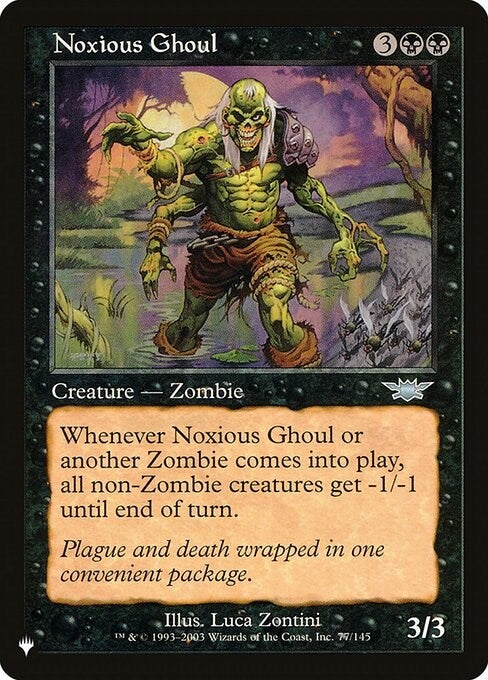 Image for Noxious Ghoul (77/145) - Magic: The Gathering