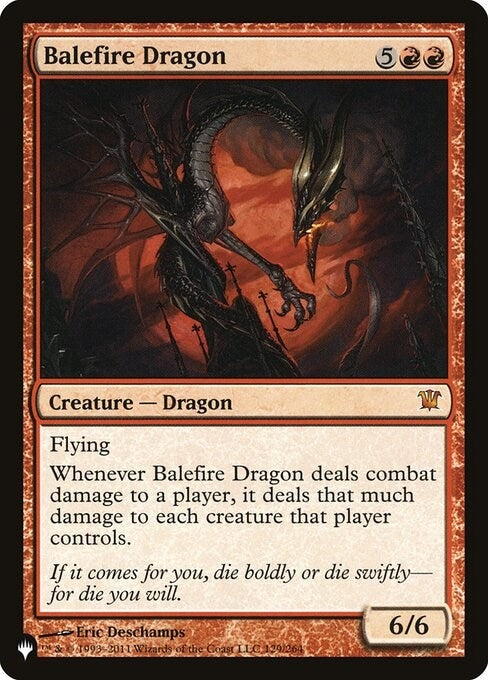 Image for Balefire Dragon (129/264) - Magic: The Gathering