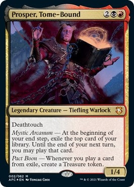 Image for Prosper, Tome-Bound (Display Commander) - Thick Stock (2) - Magic: The Gathering