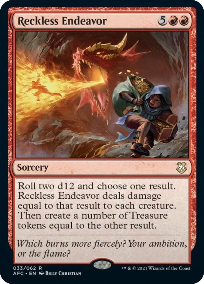 Image for Reckless Endeavor (33) - Magic: The Gathering